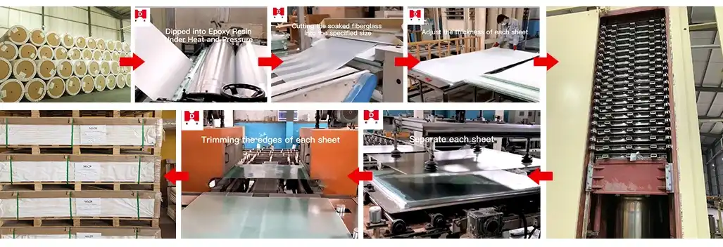 Schede di circuiti stampati FR4 Material Fiberglass Epoxy Sheet