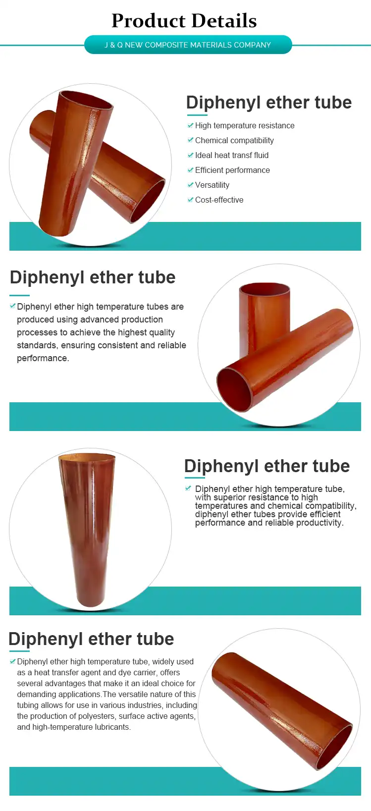 Diphenyl Ether High-Temperature Tube Diphenyl Ether High-Temperature Tube